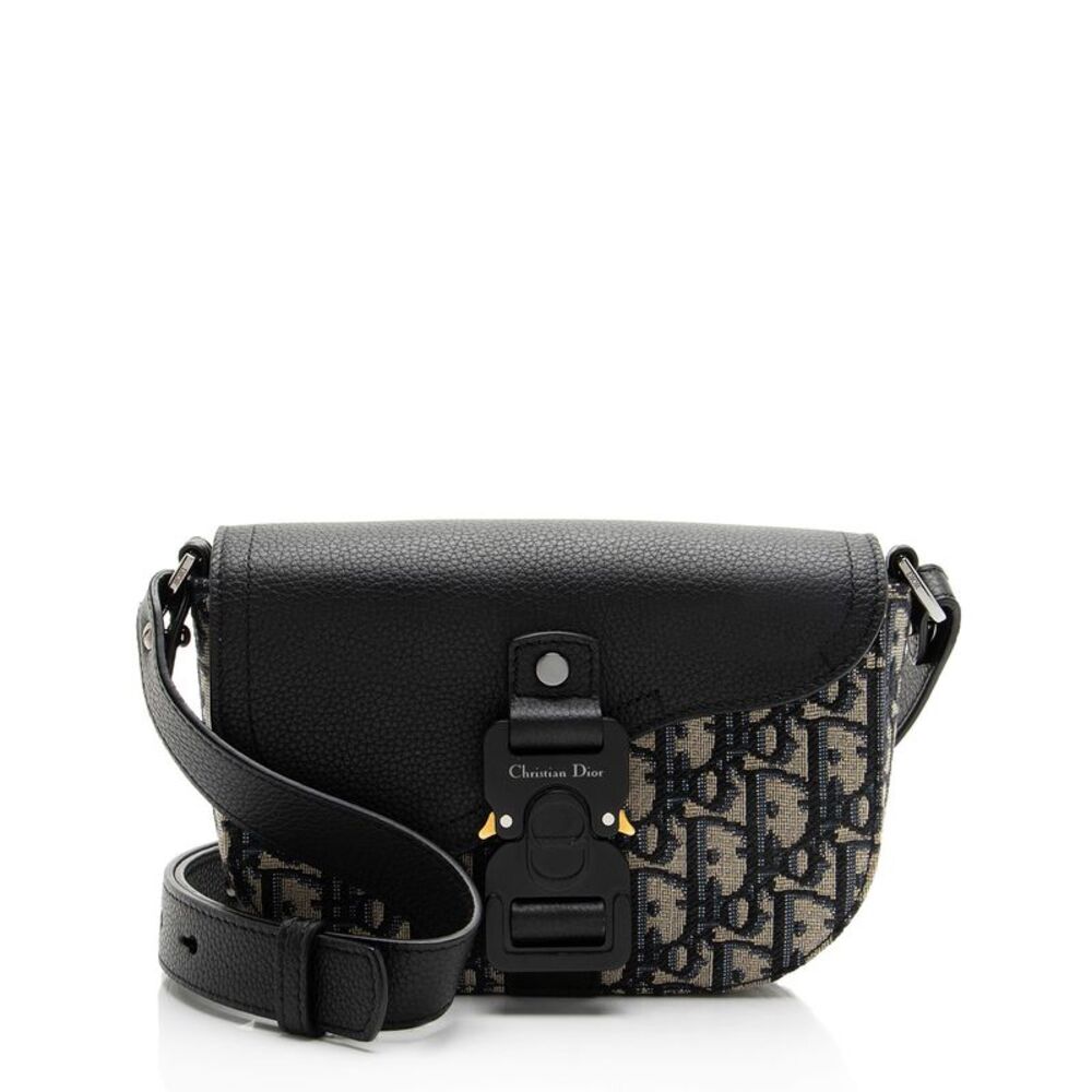 Dior Oblique Saddle Flap Mini Messenger